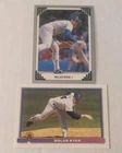 1991 Leaf #423 & Bowman #280 Nolan Ryan  Texas Rangers MLB Card Lot