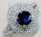 2CT Heat Treated Kyanite 925 Solid Sterling Silver Ring Sz 8 U3-7 — photo 1