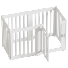 Dog Playpen Dog Play Pen Indoors, Portable Puppy PlayPen with Locking Door, F...