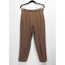 Vintage 90s Pendleton Wool Houndstooth Knockabout Pants Size 10 High Waisted USA
