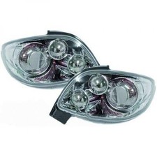 Design Rückleuchte Set CHROM CC für Peugeot 206 98-06