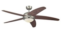 Deckenventilator Mit Licht Und Fernbedienung Westinghouse Bendan Zinn 132 Cm
