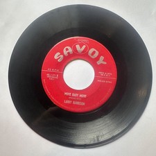 R&B BLUES SOUL - LARRY HARRISON - MOVE BABY MOVE / I WILL WAIT - SAVOY VG+