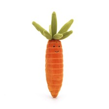 Jellycat Vivacious Vegetable Carrot Plush 6.5 inch Orange Toy
