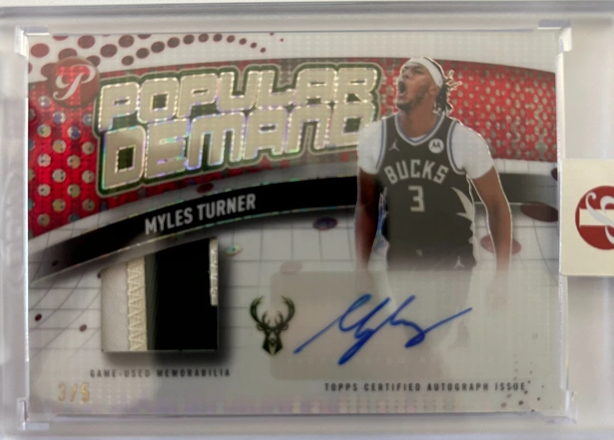 25+ Basketball Trading Cards Myles Turner Sports Autographed for