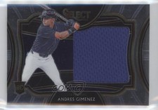 2021 Panini Select Horizontal Rookie Jumbo Swatches Andres Gimenez #HRJS-AG 1u4