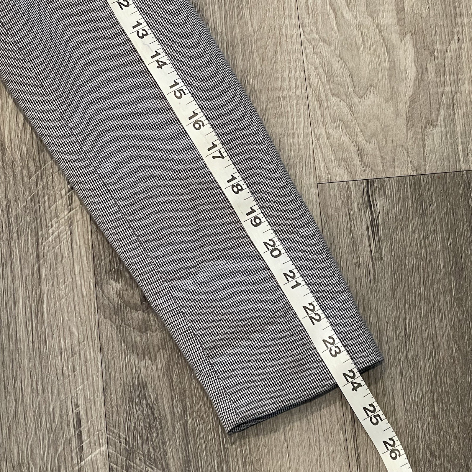 Zara Basic Women’s Single Button Mini Houndstooth… - image 4