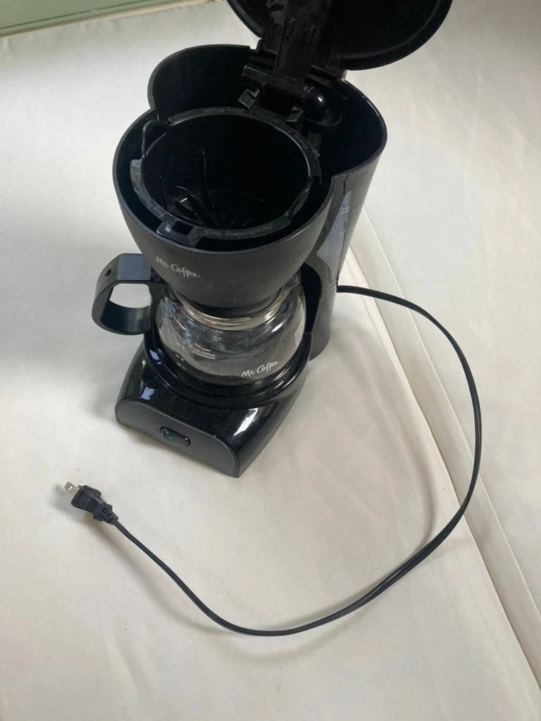 Mr. Coffee TF6 Personal Mini Drip Coffee Maker Brewer 4-5 Cups Glass Carafe