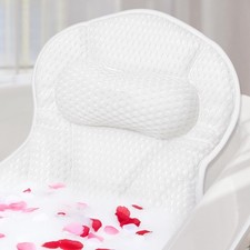 SZXYX Bath Pillows for Tub,Luxury Bathtub Head and Neck White