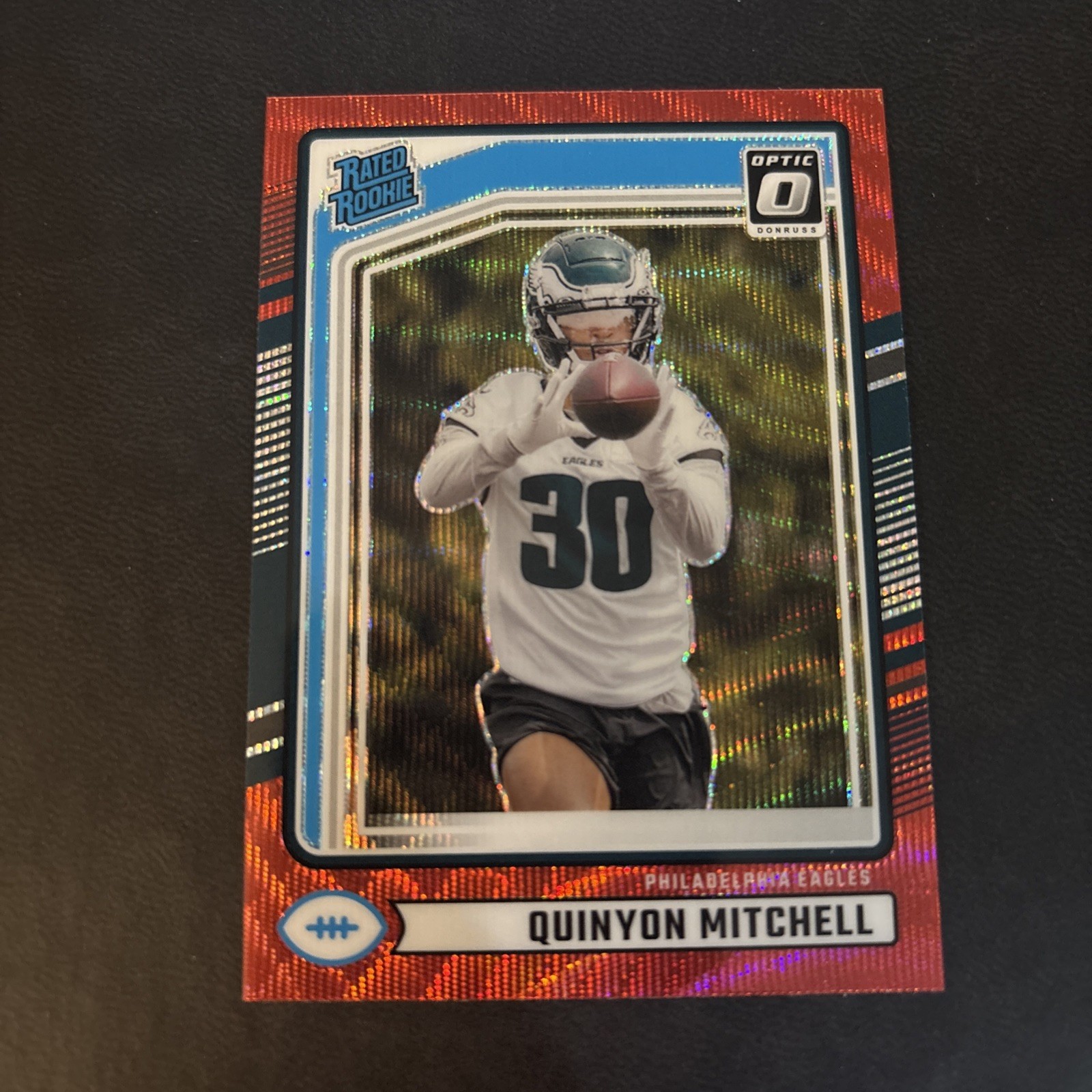 2024 Panini Donruss - Rated Rookie Quinyon Mitchell #361 Optic Preview Red Wave