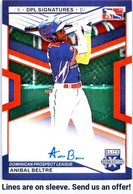 2023 Panini Elite Extra Edition #DPS-AB Anibal Beltre DPL Signatures
