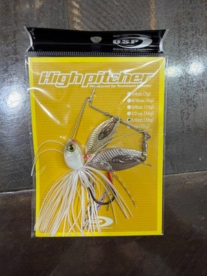 OSP High Pitcher Max Spinnerbait DW 5/8oz - Vivid Pearl White