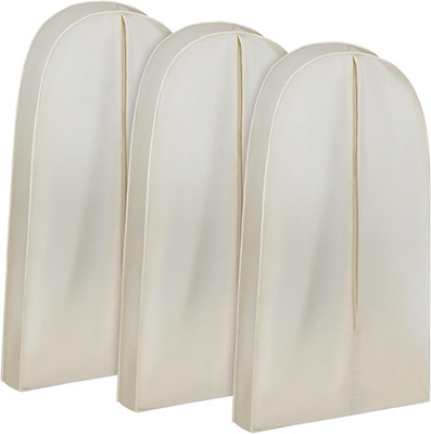3 Pcs 50 Inch Acid Free Cotton Muslin Suit Garment Bag Long Dress Suit Storage B