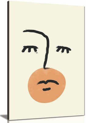 Henri Matisse Gesichter #1 Gerahmter Leinwanddruck, Bilder für Wohnwände Deko