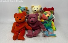 Salvino's Bamm Beanos MLB Baseball Collectible Plush Bears Toys Set 6 Pcs