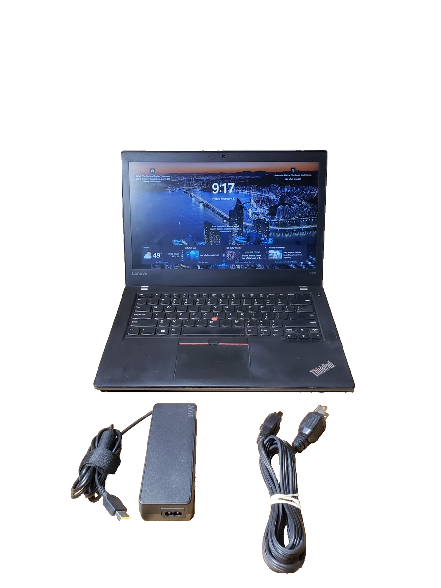 Lenovo ThinkPad T470 Intel i5-7300U 2.6GHz 16GB Ram 128GB SSD