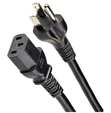 Amazon Basics Power Cord, 15, Black