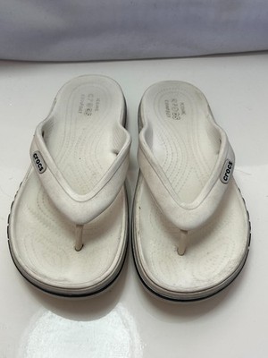 Crocs Flip Flops weiß Größe UK 5