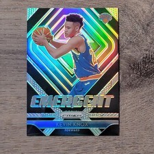 2018-19 Panini Prizm Emergent Silver Prizm Kevin Knox RC #9 New York Knicks