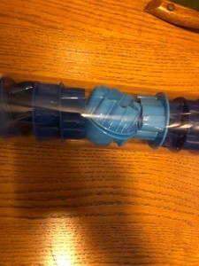 plastic rolling pin with 9 cookie cutters