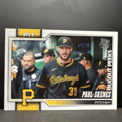 Topps 2026 Series One Dugout Peeks Paul Skenes Pittsburgh Pirates SSP #100