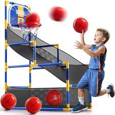 Arcade Basketball Game Indoor, Kids Ajustable Basketball Hoop, Outdoor Carniv...