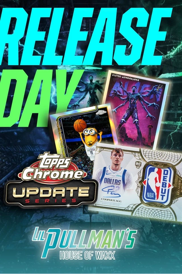 🔥🏀 TOPPS CHROME UPDATE RELEASE DAY WITH THE CREW! 🔥🏀