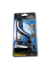 WRIGHT PRODUCTS Black Lockable Screen/Storm door Replacement Handleset VBA213BL