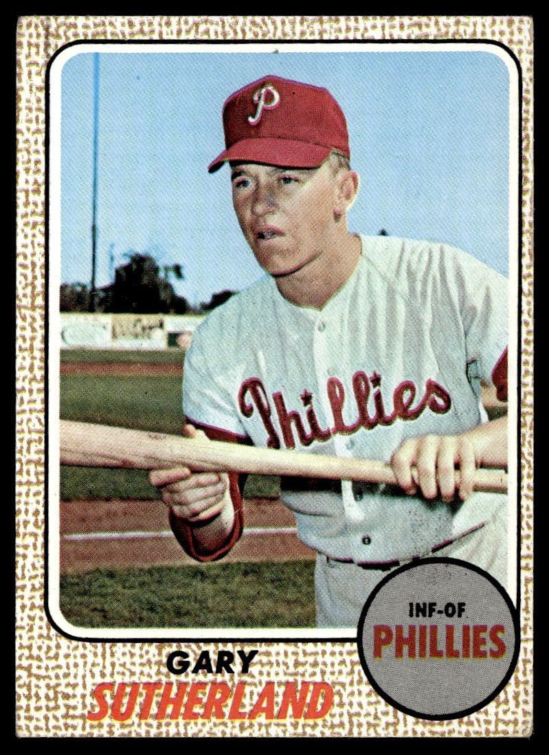 1968 Topps Gary Sutherland --- Philadelphia Phillies #98