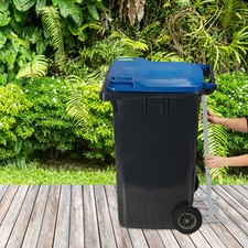 Relaxdays Compattatore Rifiuti Domestico, Trash Compactor, Pressa Manuale per Bidone della Spazzatura, Acciaio, Grigio, 95 cm - 5