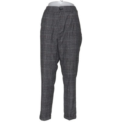 Koton Casual, Stoffhose, Größe: 40, Grau/Schwarz/Weiß, Glencheck, Tweed #irK