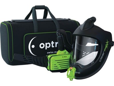 OPTREL 4900.250 Schleifhelm Clearmaxx u.a. Gebläseatemschutz E3000X