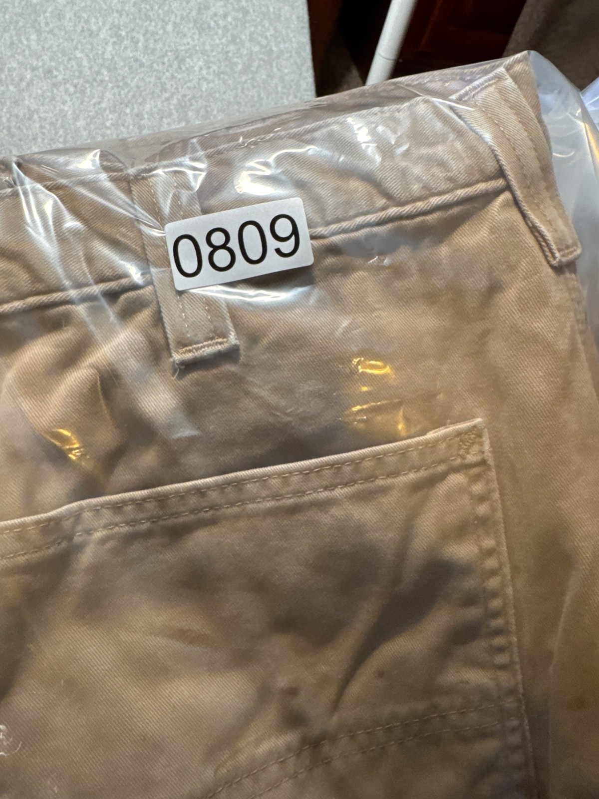 Carhartt Relaxed Fit Flannel Lined Work Pants Khaki 32x32 Used thumbnail 8