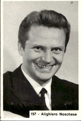 figurine CINEMA ACTORS AND SINGERS SUPERCARD # 157 Alighiero Noschese