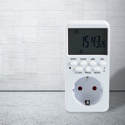 2 PCS Zeitschaltung Steckdose Elektronische Digitale Timer -Sockel