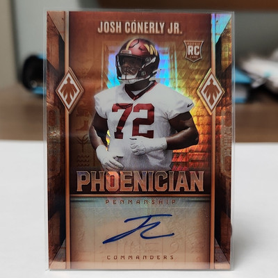 2025 Panini Phoenix Phoenician Penmanship Josh Conerly Jr. RC Auto /199