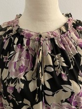 Ruffle Dress Ralph Lauren Size 10 Purple Flower Dress