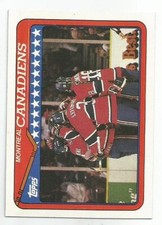 MONTREAL CANADIENS 1990-91 TOPPS CARD NM-MT+ CONDITION SYLVAIN LEFEBVRE