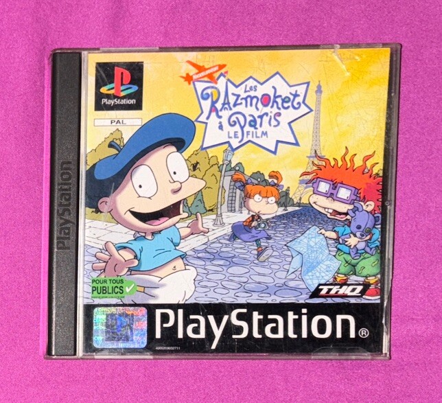 * LES RAZMOKET FONT LEUR CINEMA * JEU PS1 PAL FR COMPLET CIB OBV RETRO