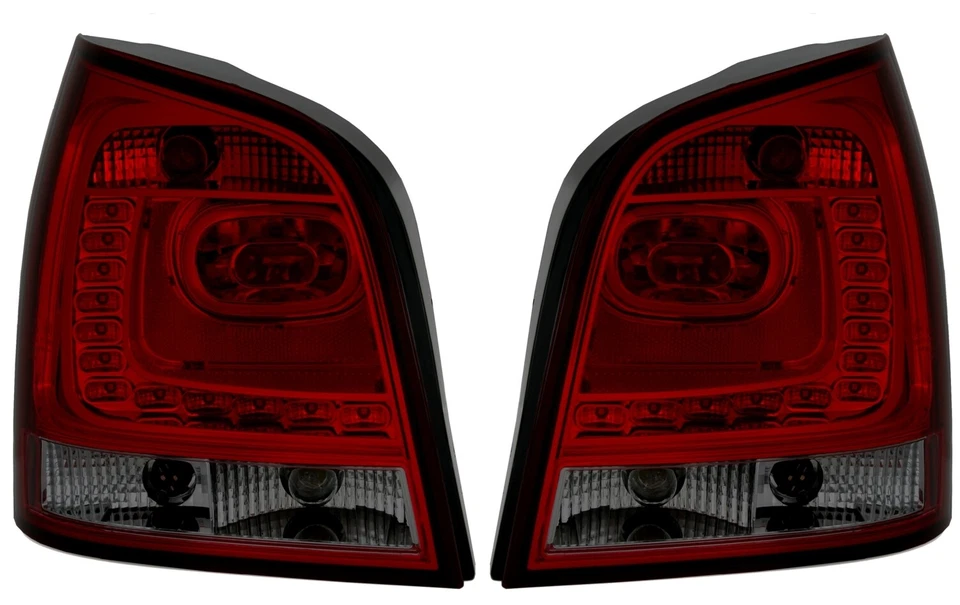 LED Rückleuchten Set 6R Style für VW Polo 9N 9N3 in Rot Smoke von EAGLE EYES - Bild 2 von 4