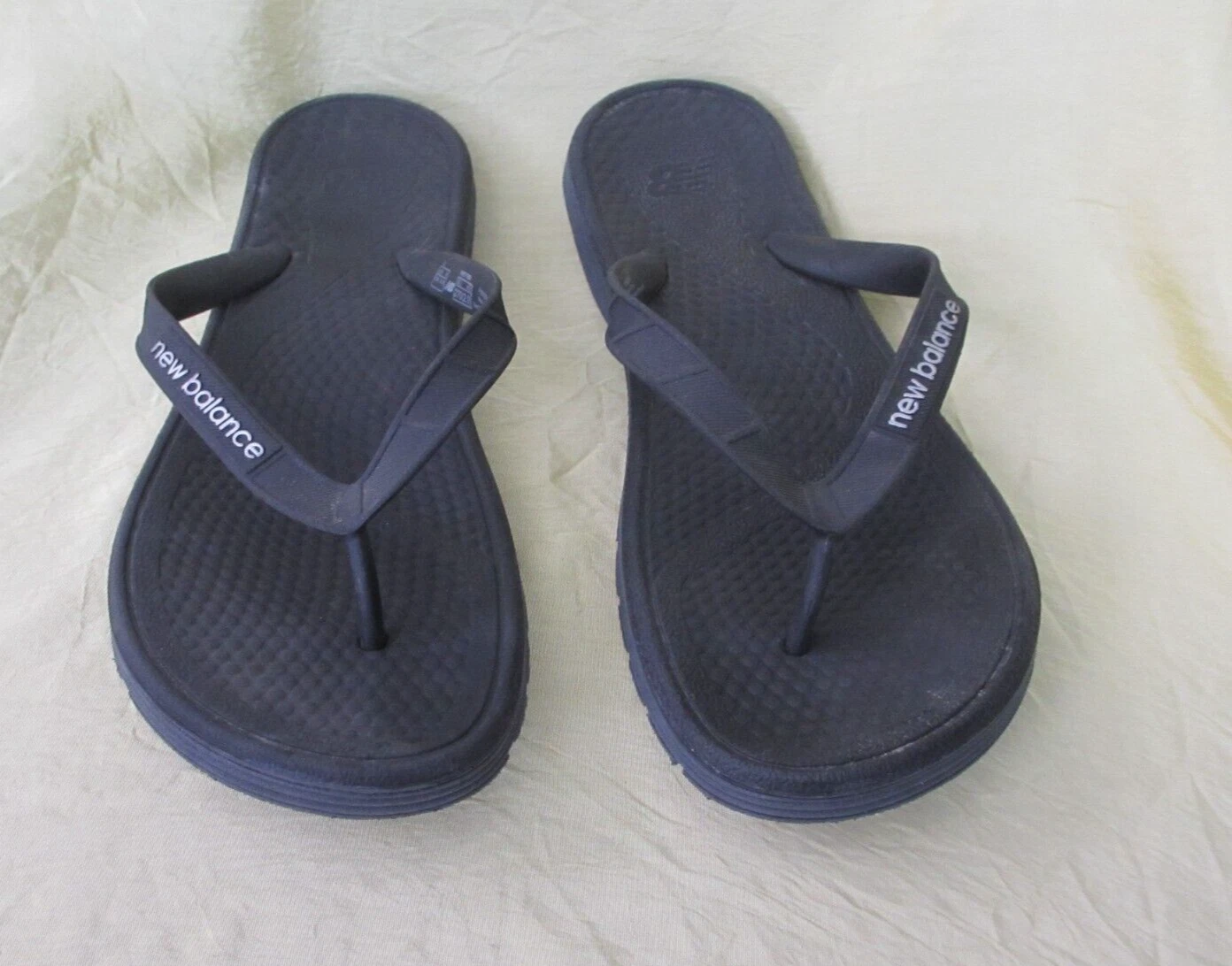 NEW BALANCE scarpe da donna infradito infradito in gomma nera super leggere 9 10