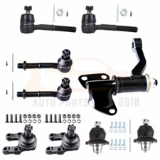 For 1995-1997 Nissan Pickup 4WD 9pcs Front Ball Joints Tie Rods Suspension Kit