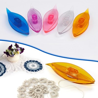 2× Plastic Tatting Shuttle Art Manual Tool For Lace Making DIY Craft Sew Kits