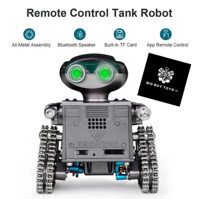 TECHING RC Roboter-Kit - Bauen Sie Ihren eigenen Roboter - Fernbedienung Bluetooth App Spielzeug