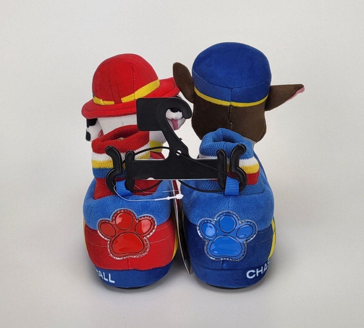 Paw Patrol Light-Up Plush Slippers For Kids Chase Marshall