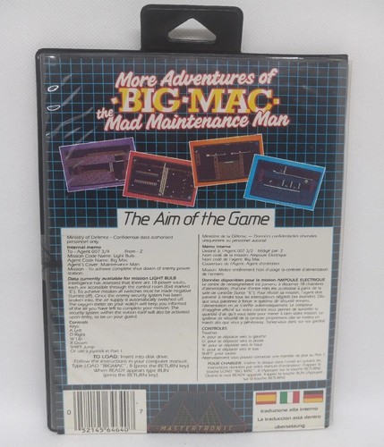 Commodore 64 - Altre avventure di Big Mac l'uomo pazzo della manutenzione *Nuovo - Foto 2 di 2