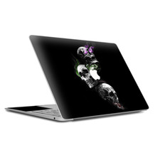 Skin Decal Wrap for MacBook Air Retina 13 Inch - glowing Skulls in Smoke