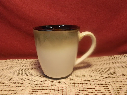 Sango China Nova Black 4932 Pattern Mug 4"
