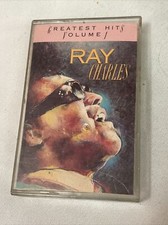 RAY CHARLES GREATEST HITS VOLUME 1 CASSETTE TAPE R B SOUL RHINO