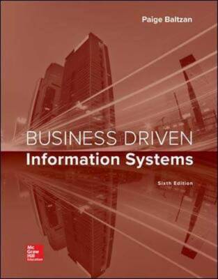 Business Driven Information Systems - Hardcover By Paige Baltzan - VERY GOOD
